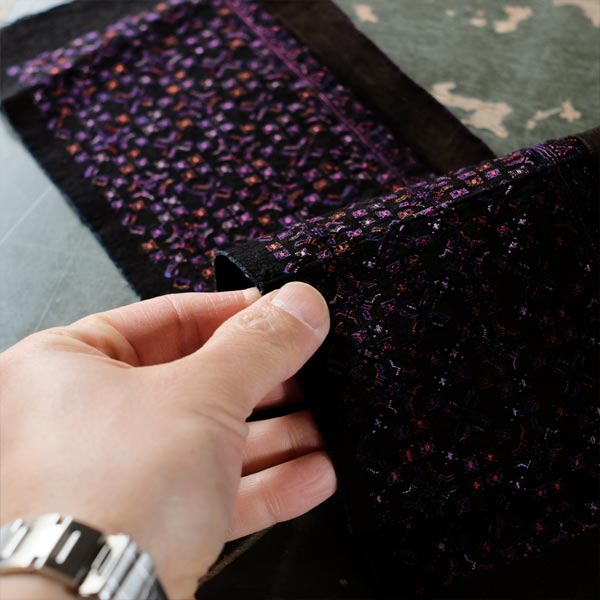 Embroidered cloth used in Miao ethnic costumes