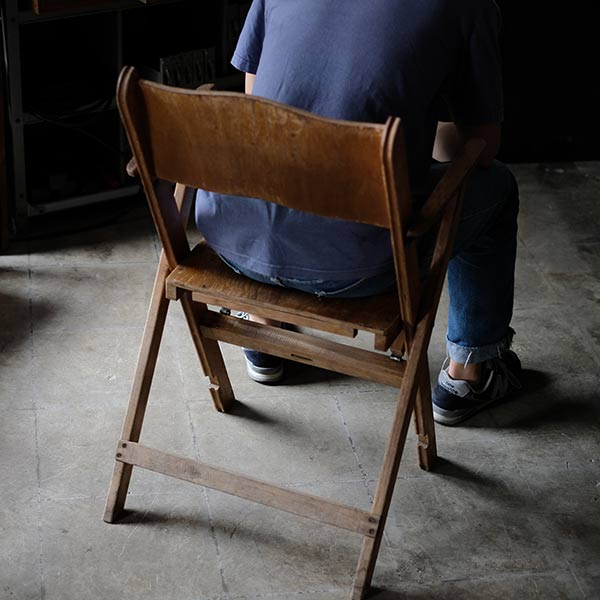 デンマーク製 BRAMIN 木製折りたたみチェア