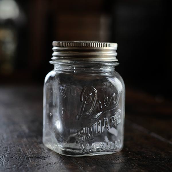 Drey Square Mason Jar 16oz 1922~1925年