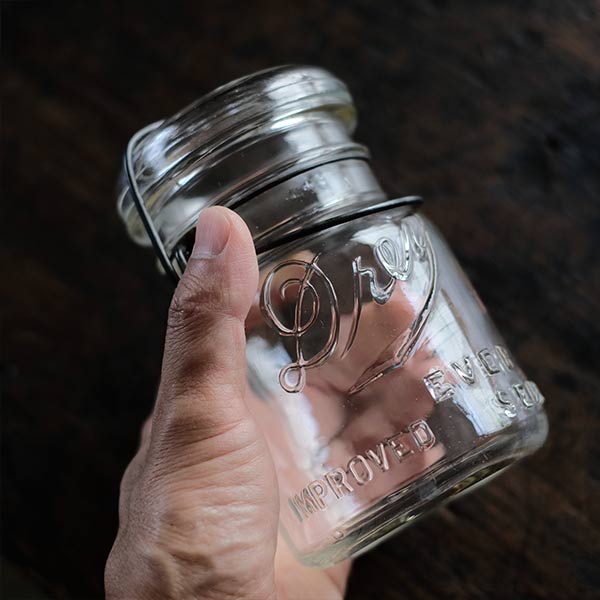 Drey Improved Ever Seal Mason Jar 16oz 1919~1920年代初頭