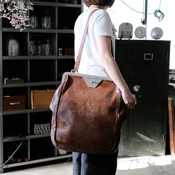 French bank transport bag