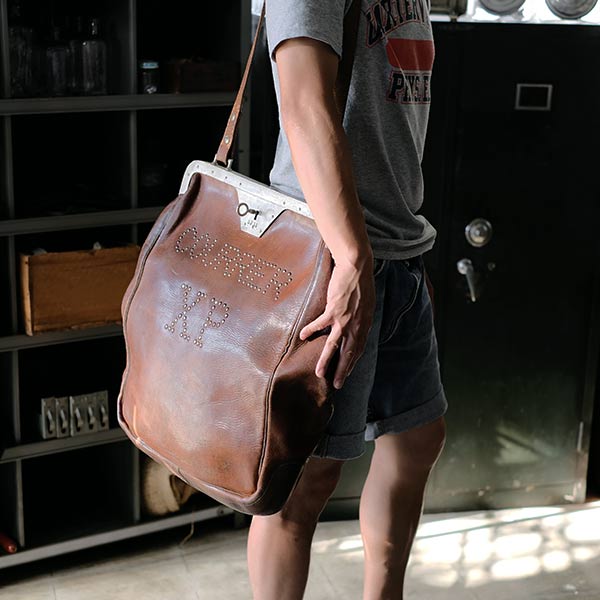 French bank transport bag