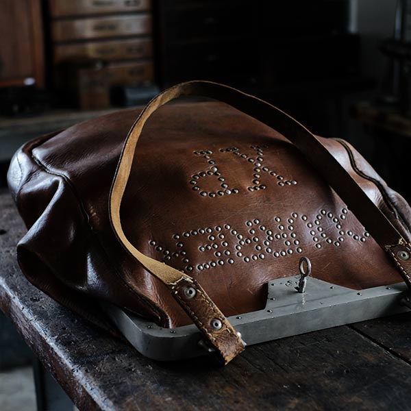French bank transport bag