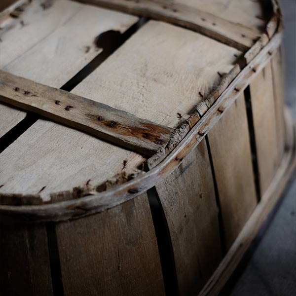French wooden basket