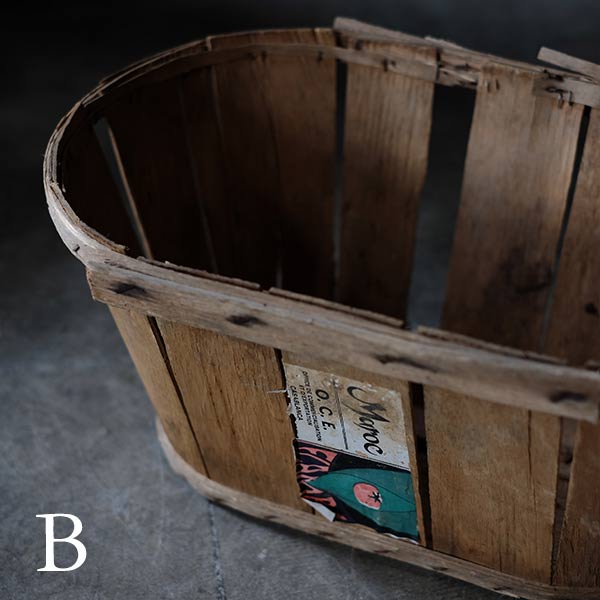 French wooden basket