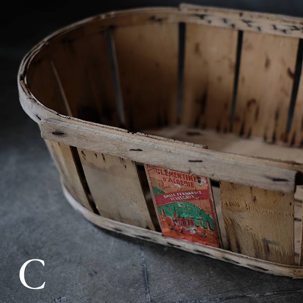 French wooden basket