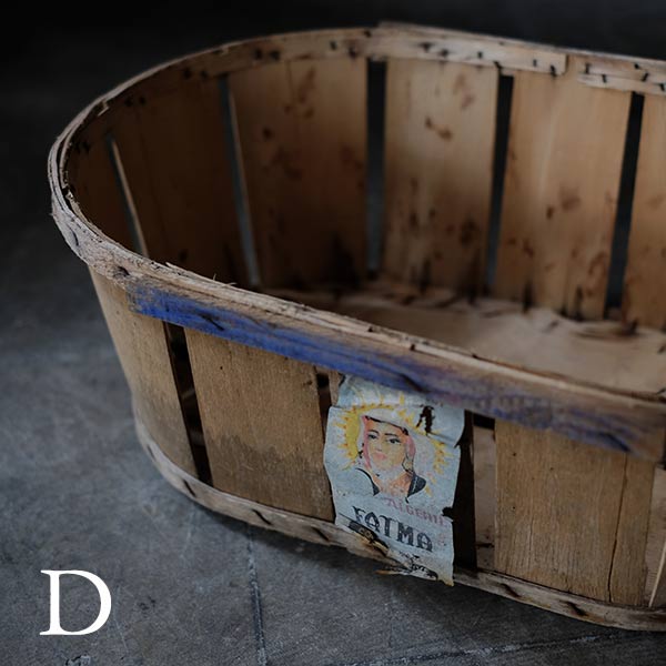 French wooden basket