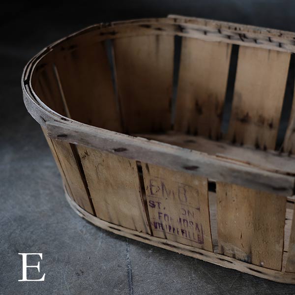 French wooden basket