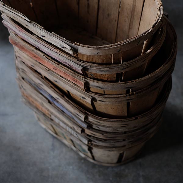 French wooden basket