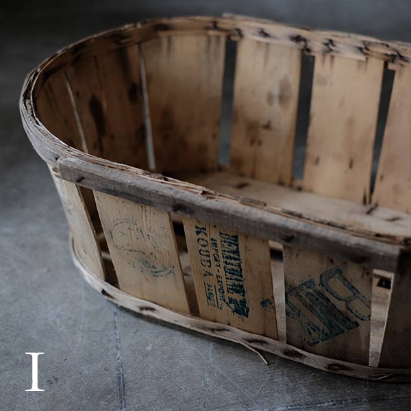 French wooden basket