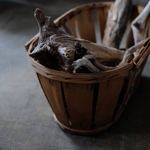 French wooden basket