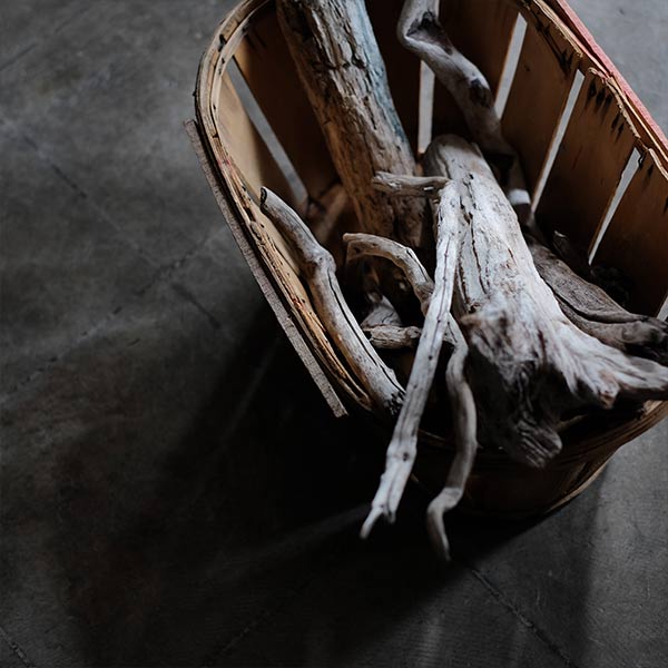French wooden basket