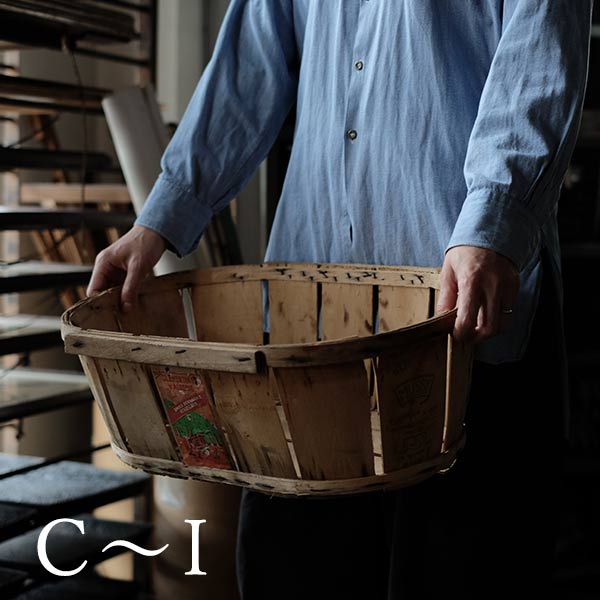 French wooden basket