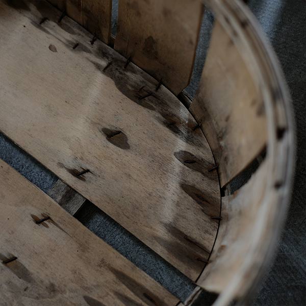 French wooden basket