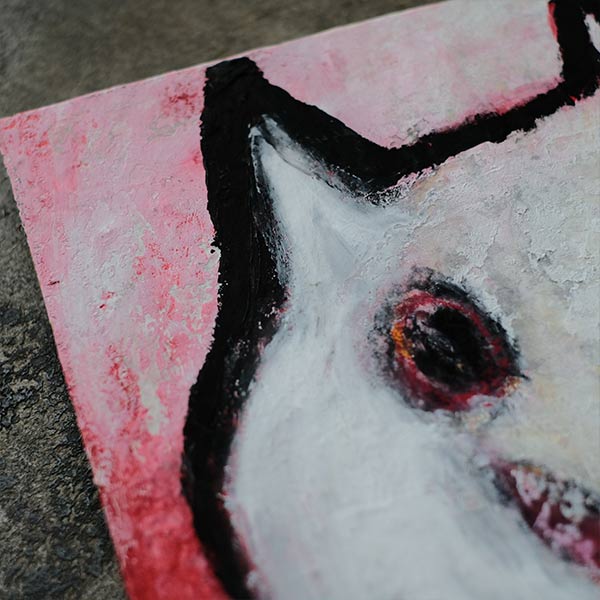 水彩画「この気持ちに来てしまったねこ」