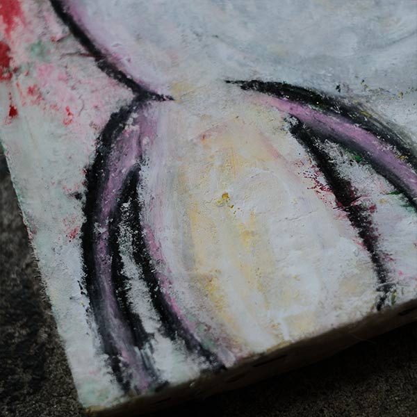 水彩画「この気持ちに来てしまったねこ」