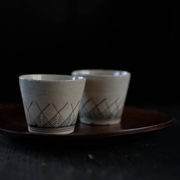 草文の蕎麦猪口