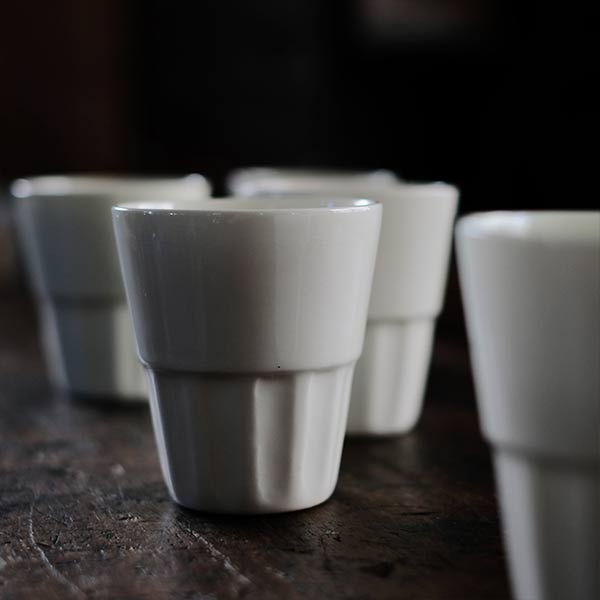 Gustavsberg Benporslin white porcelain cup