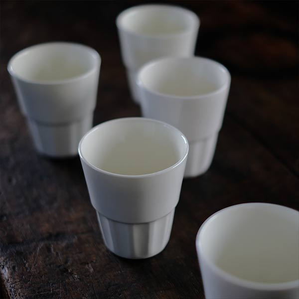 Gustavsberg Benporslin white porcelain cup