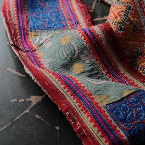 Embroidered Hmong sash