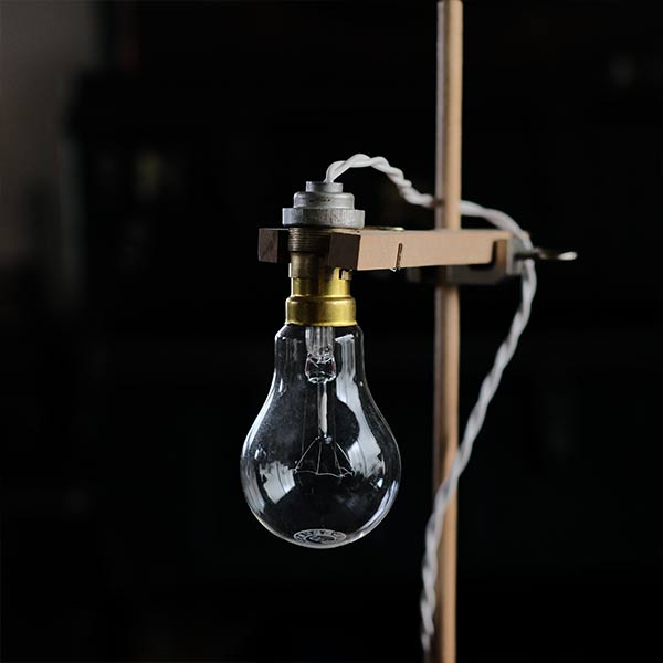 bare bulb stand light