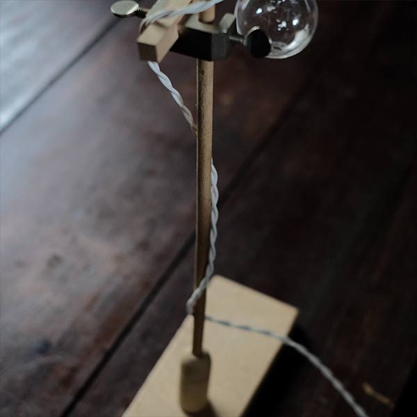bare bulb stand light
