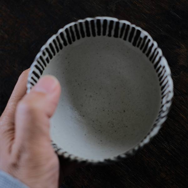 今井兵衛 旅持ち茶碗(ゼブラ)