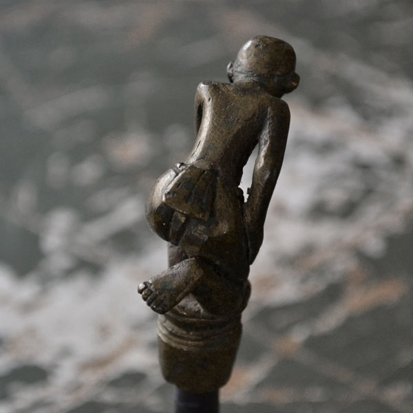 Bronze walking stick handle (with stand)