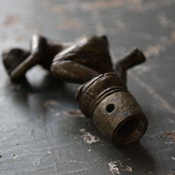 Bronze walking stick handle (with stand)