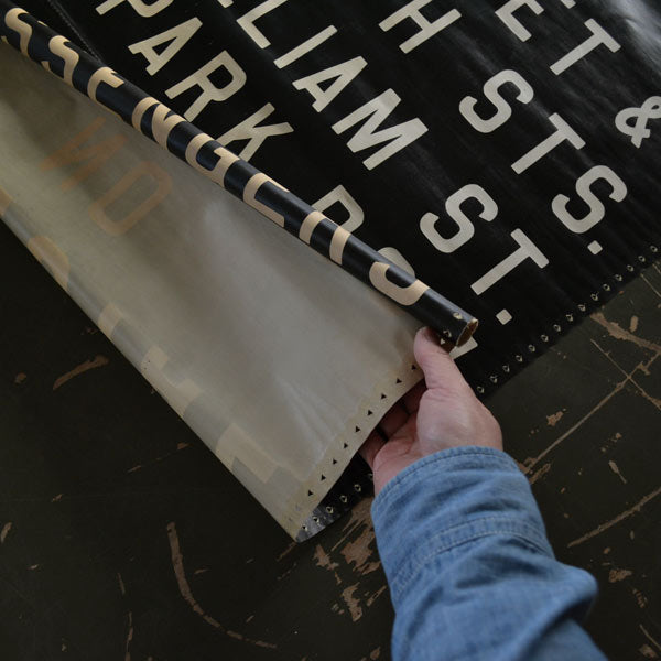 1948 Manhattan NYC Mack Bus Destination Roll Sign バスロール ロールサイン