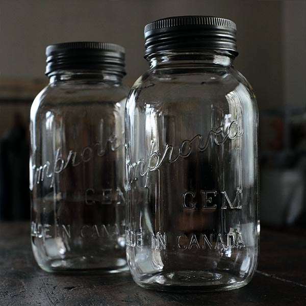 Improved Gem Mason Jar 64oz