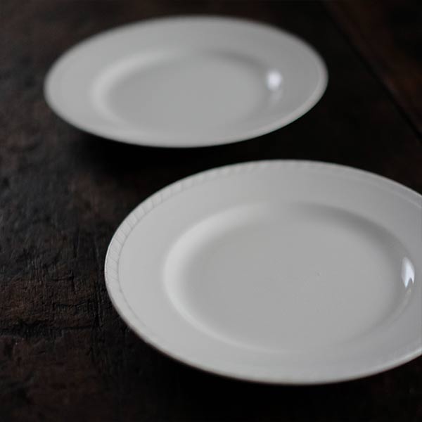 SASAI IRONSTONE デザート皿 φ18cm