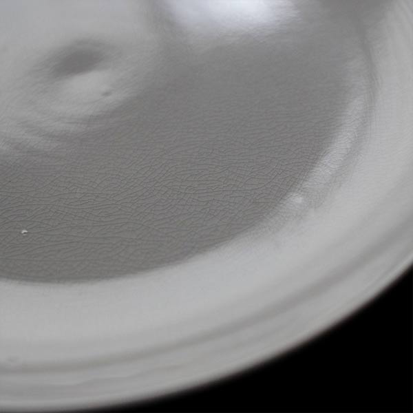 EAGLE BRAND 'ALL WHITE' IRONSTONE Large Plate, φ26cm