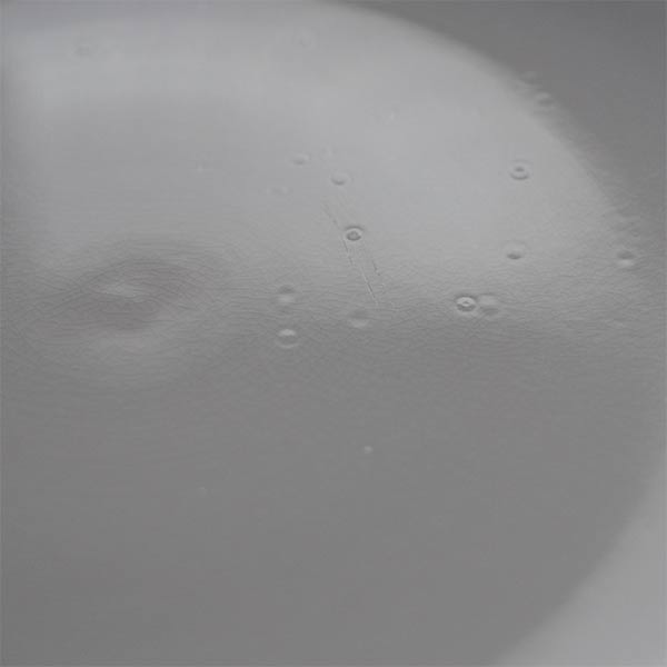 EAGLE BRAND 'ALL WHITE' IRONSTONE Large Plate, φ26cm