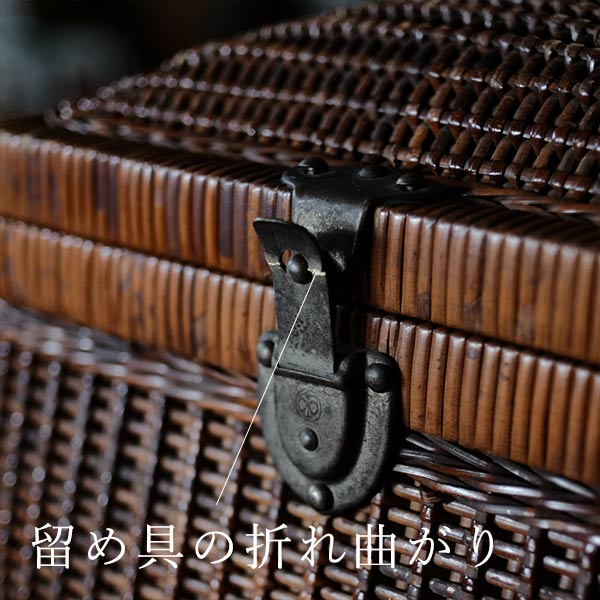 籐製のピクニックバスケット