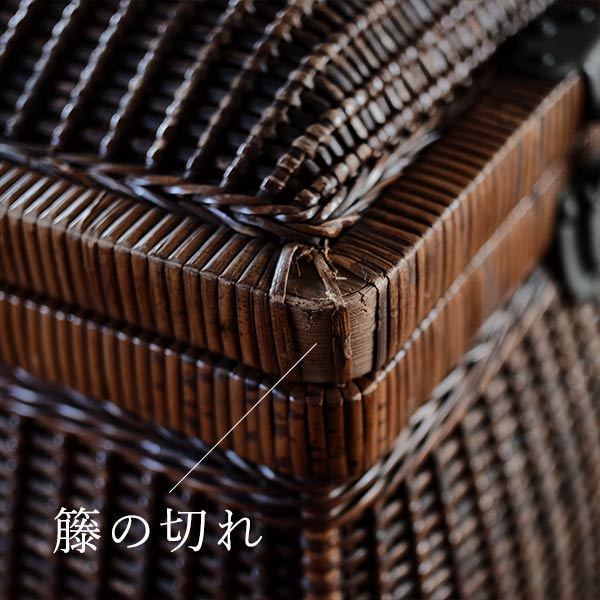 籐製のピクニックバスケット