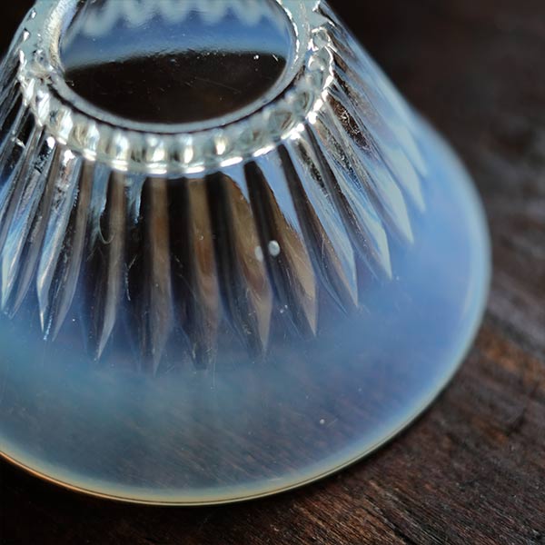 乳白ぼかしの氷コップ