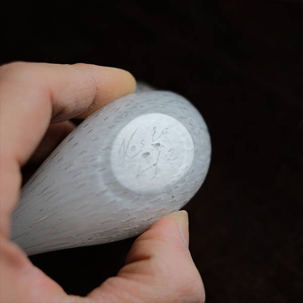 Vicke Lindstrand(ヴィッケ・リンドストランド)ガラスの鳥(白)