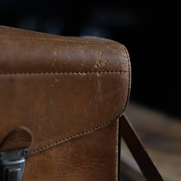 Leather camera bag