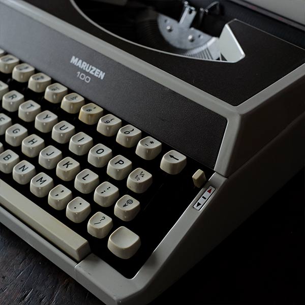 MARUZEN 100 typewriter ink ribbon replaced