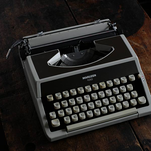 MARUZEN 100 typewriter ink ribbon replaced