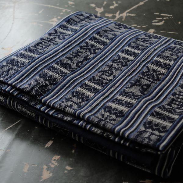 Miao ethnic blanket with woven characters