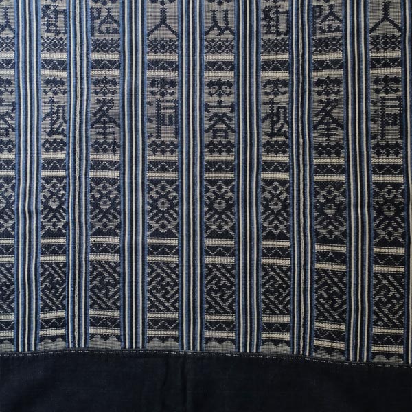 Miao ethnic blanket with woven characters