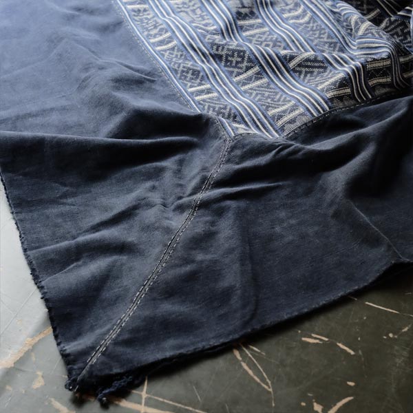 Miao ethnic blanket with woven characters