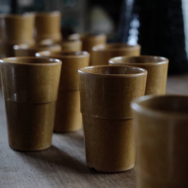 U.S.Military メラミン製スタッキングタンブラー(キャメル)