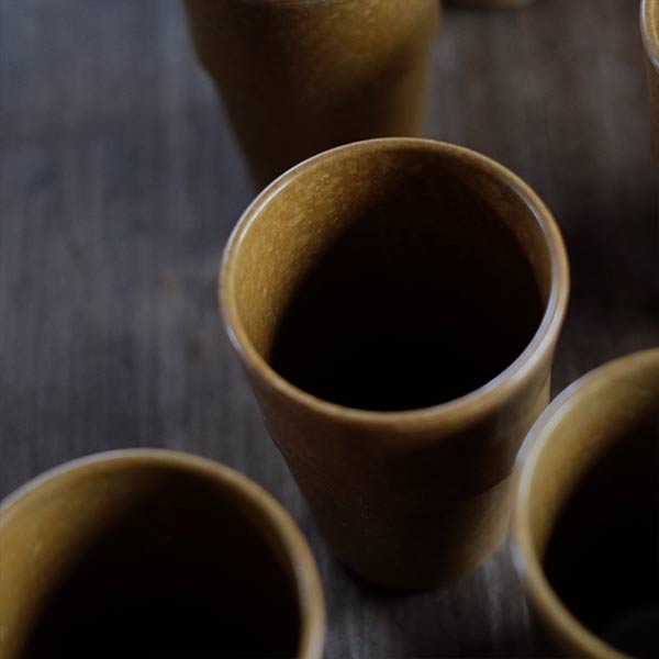 U.S.Military メラミン製スタッキングタンブラー(キャメル)