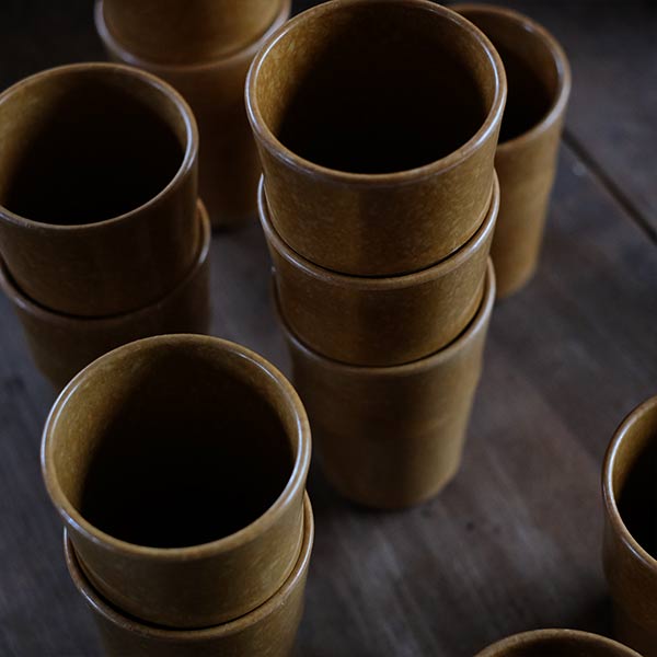 U.S.Military メラミン製スタッキングタンブラー(キャメル)