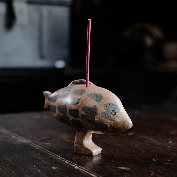 Fish incense holder