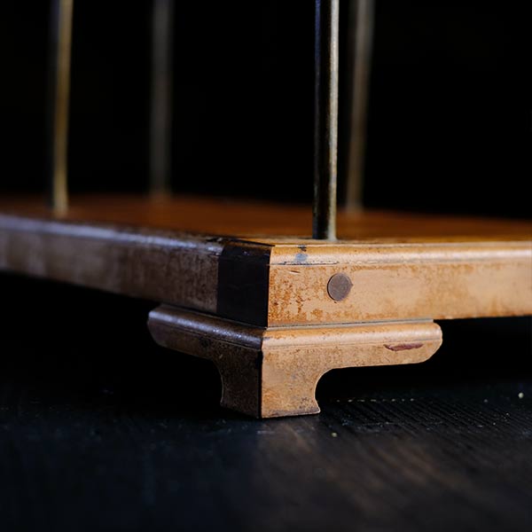 wooden bookshelf