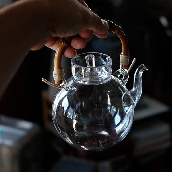 ガラスの急須